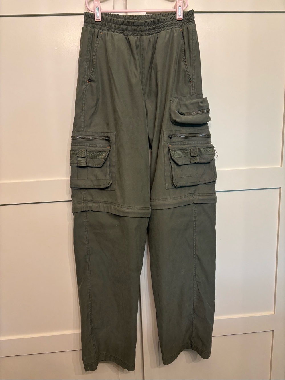 Cargo Hiking Fishing Outdoors Lightweight Olive Green Gorpcore Pants Women’s S